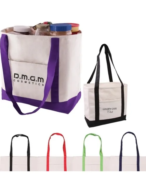 Custom branded boat tote