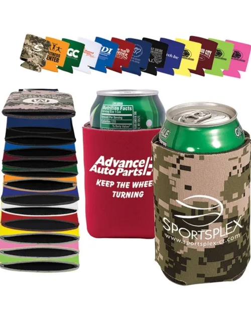 Custom branded can coozie