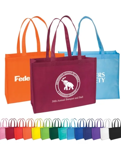 Custom branded grocery tote