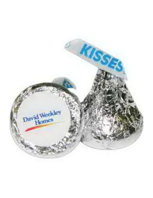 Custom branded chocolate kisses