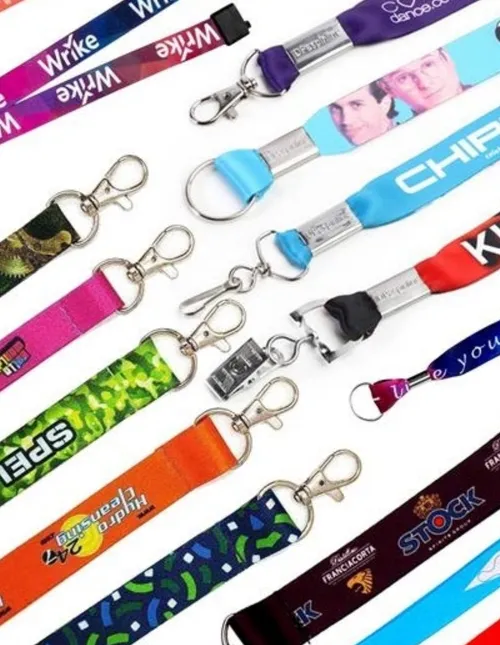 Custom branded lanyard